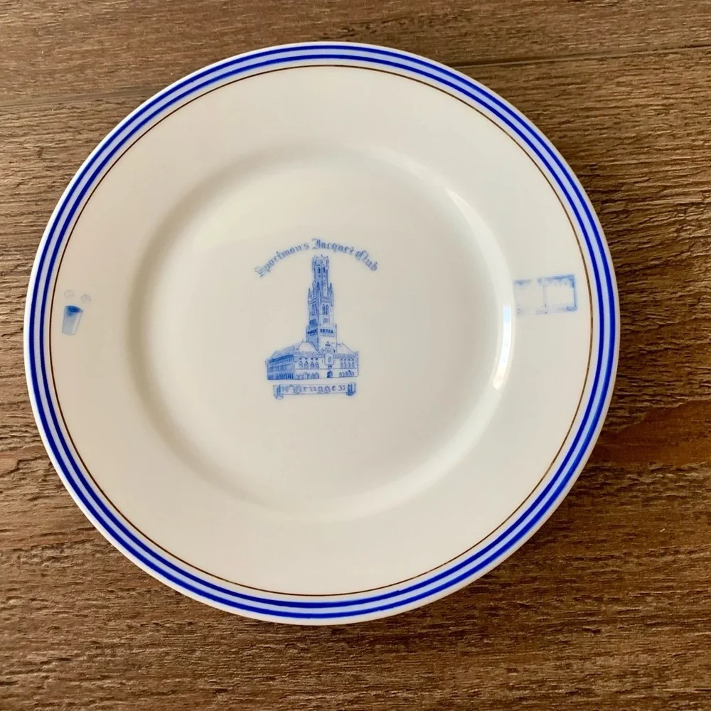 Porcelain Cerabel Plates 3 Belgium 1960s